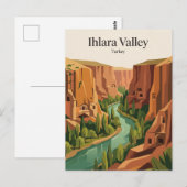 Carte Postale Vallée d'Ihlara Turquie (Devant / Derrière)