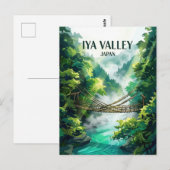 Carte Postale Vallée d'Iya Japon (Devant / Derrière)
