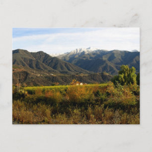 Carte Postale Vallée d'Ojai sous la neige