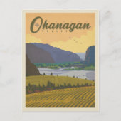 Carte Postale Vallée d'Okanagan Canada (Devant)