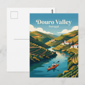 Carte Postale Vallée du Douro Portugal (Devant / Derrière)