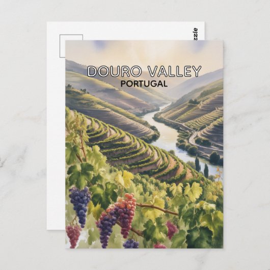 Carte Postale Vallée du Douro Portugal (Devant / Derrière)