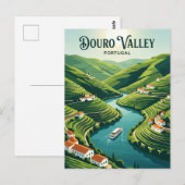 Carte Postale Vallée du Douro Portugal (Devant / Derrière)
