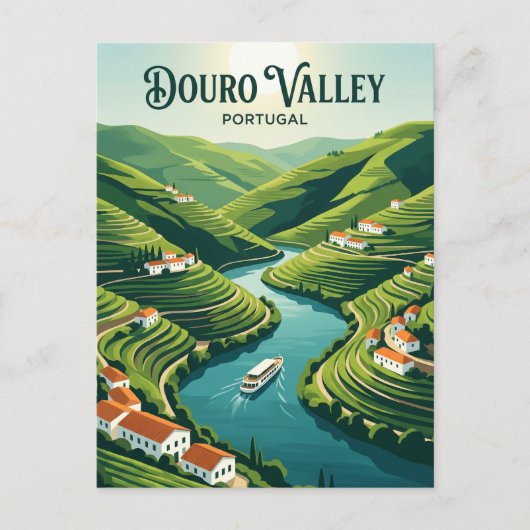 Carte Postale Vallée du Douro Portugal (Devant)