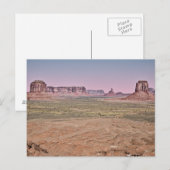 Carte Postale Vallée du Monument (Devant / Derrière)