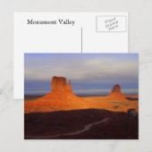 Carte Postale Vallée du Monument (Devant / Derrière)