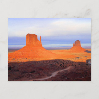 Carte Postale Vallée du Monument au coucher du soleil