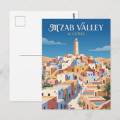 Carte Postale Vallée du M'Zab Algérie (Devant / Derrière)
