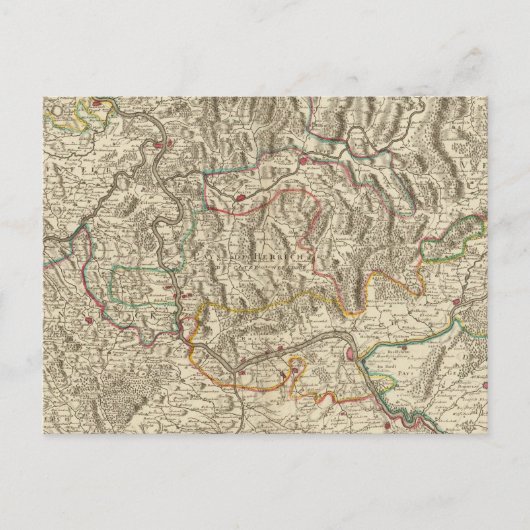 Carte Postale Vallée du Rhin (Devant)