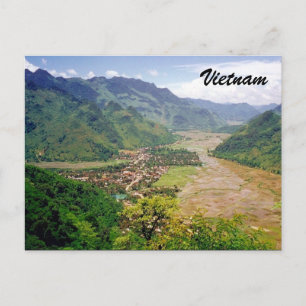 Carte Postale vallée du vietnam
