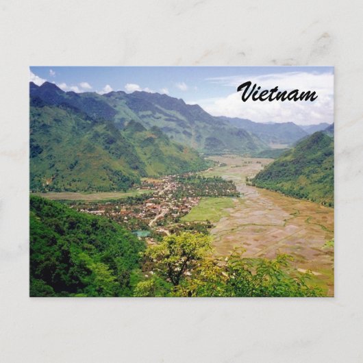 Carte Postale vallée du vietnam (Devant)