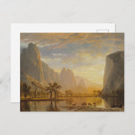 Carte Postale Vallée du Yosemite (Devant / Derrière)