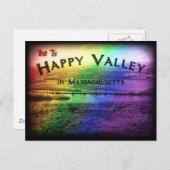 Carte Postale Vallée heureuse le Massachusetts (Devant / Derrière)