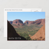 Carte Postale vallée kata tjuta (Devant / Derrière)