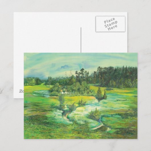 Carte Postale vallée verte (Devant / Derrière)