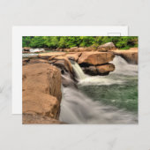 Carte Postale Valley Falls State Park, Virginie-Occidentale (Devant / Derrière)