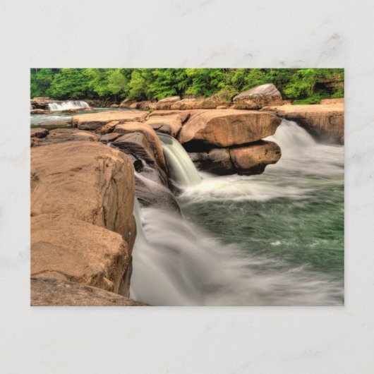 Carte Postale Valley Falls State Park, Virginie-Occidentale (Devant)