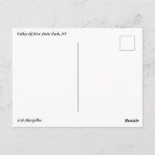 Carte Postale Valley Fire (Dos)