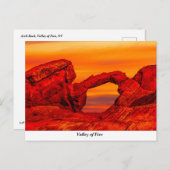 Carte Postale Valley Fire (Devant / Derrière)