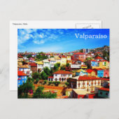 Carte Postale valparaíso chile (Devant / Derrière)
