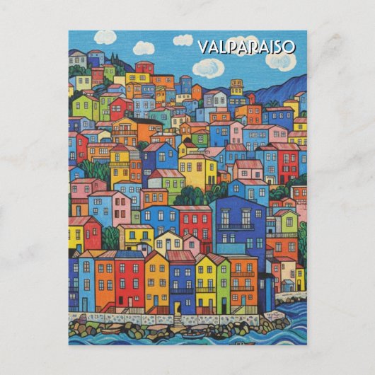 Carte Postale Valparaiso Chili (Devant)