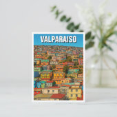 Carte Postale Valparaiso Chili (Debout devant)
