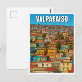 Carte Postale Valparaiso Chili (Devant / Derrière)