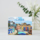 Carte Postale Valparaiso Chili (Debout devant)