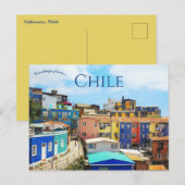 Carte Postale Valparaiso Chili (Devant / Derrière)