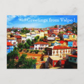 Carte Postale valpo chili (Devant)