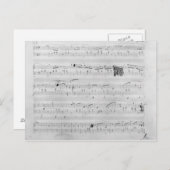 Carte Postale Valse dans le mineur de F (Devant / Derrière)