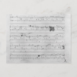 Carte Postale Valse dans le mineur de F