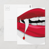 Carte Postale vampire (Devant / Derrière)
