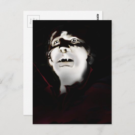 Carte Postale Vampire (Devant / Derrière)