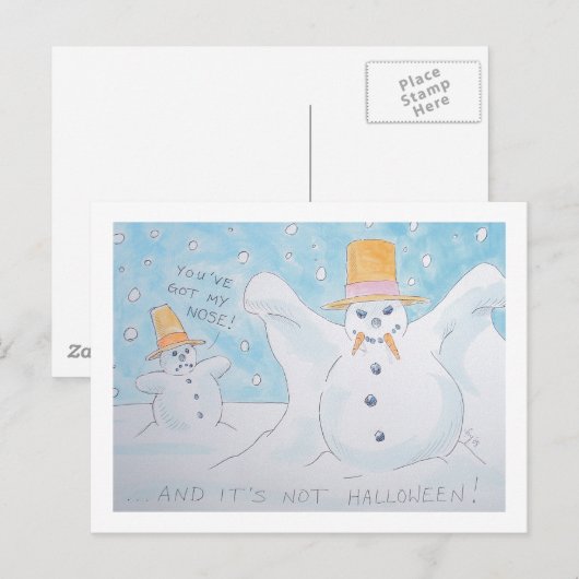 Carte Postale Vampire (Devant / Derrière)