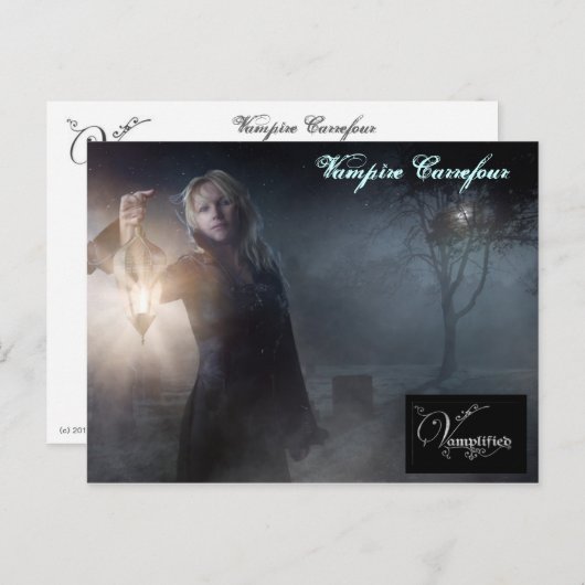 Carte Postale Vampire Carrefour (Devant / Derrière)
