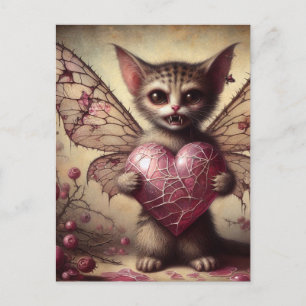 Carte Postale Vampire Cat Fairy