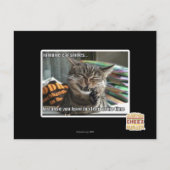 Carte Postale vampire chat sourit (Devant)