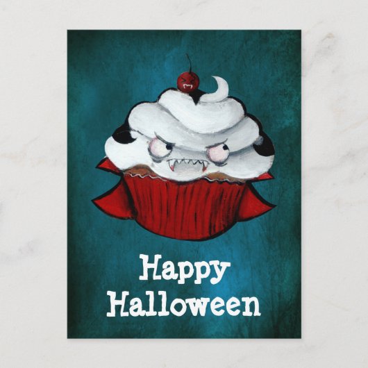 Carte Postale Vampire Count Cupcake (Devant)