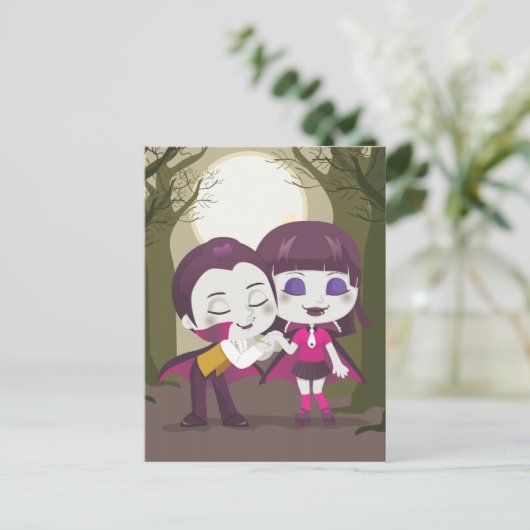 Carte Postale Vampire Couple (Debout devant)