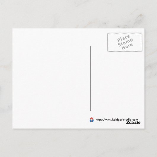 Carte Postale Vampire Couple (Dos)