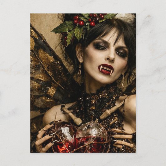 Carte Postale Vampire de Noël (Devant)
