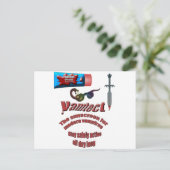 Carte Postale Vampire écran solaire (Debout devant)