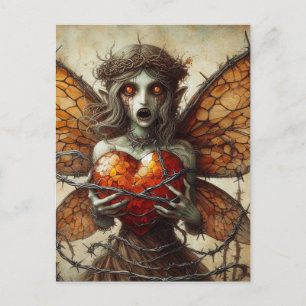 Carte Postale Vampire Fairy Orange Heart Brambles