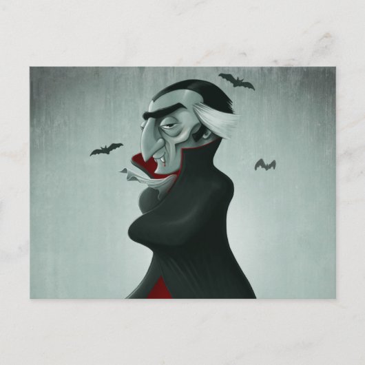 Carte Postale Vampire halloween (Devant)