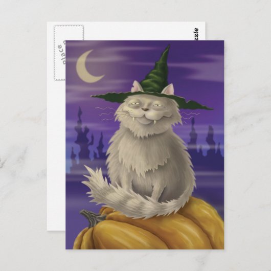 Carte Postale Vampire Kitty (Devant / Derrière)