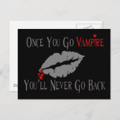 Carte Postale Vampire Love (Devant / Derrière)