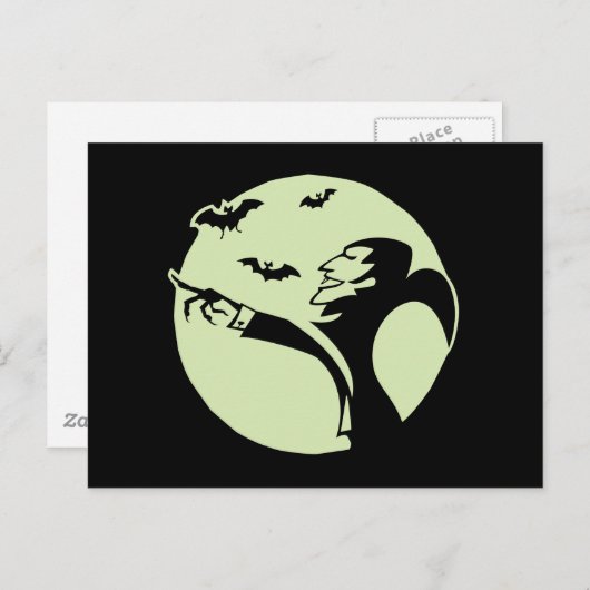 Carte Postale Vampire Moon (Devant / Derrière)