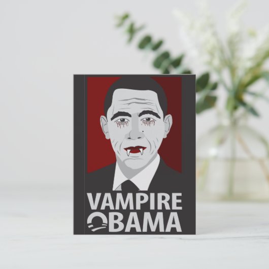 Carte Postale Vampire Obama (Debout devant)