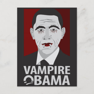 Carte Postale Vampire Obama
